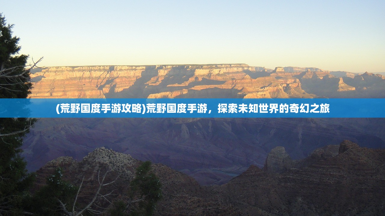 (荒野国度手游攻略)荒野国度手游,探索未知世界的奇幻之旅 (荒野国度手游攻略)荒野国度手游,探索未知世界的奇幻之旅